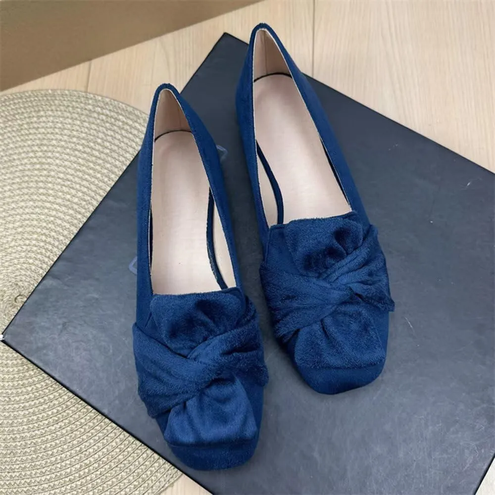 TN TANGNEST Womens Dress Flats Fashion Soft Pointed Toe Bowknot Slip On Flat Shoes