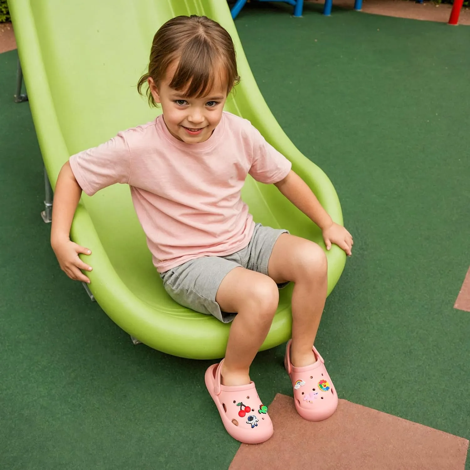 Toddler Classic Clogs Skin-Friendly Comfy Lightweight 丨Boys Girls Slip On Water Shoes