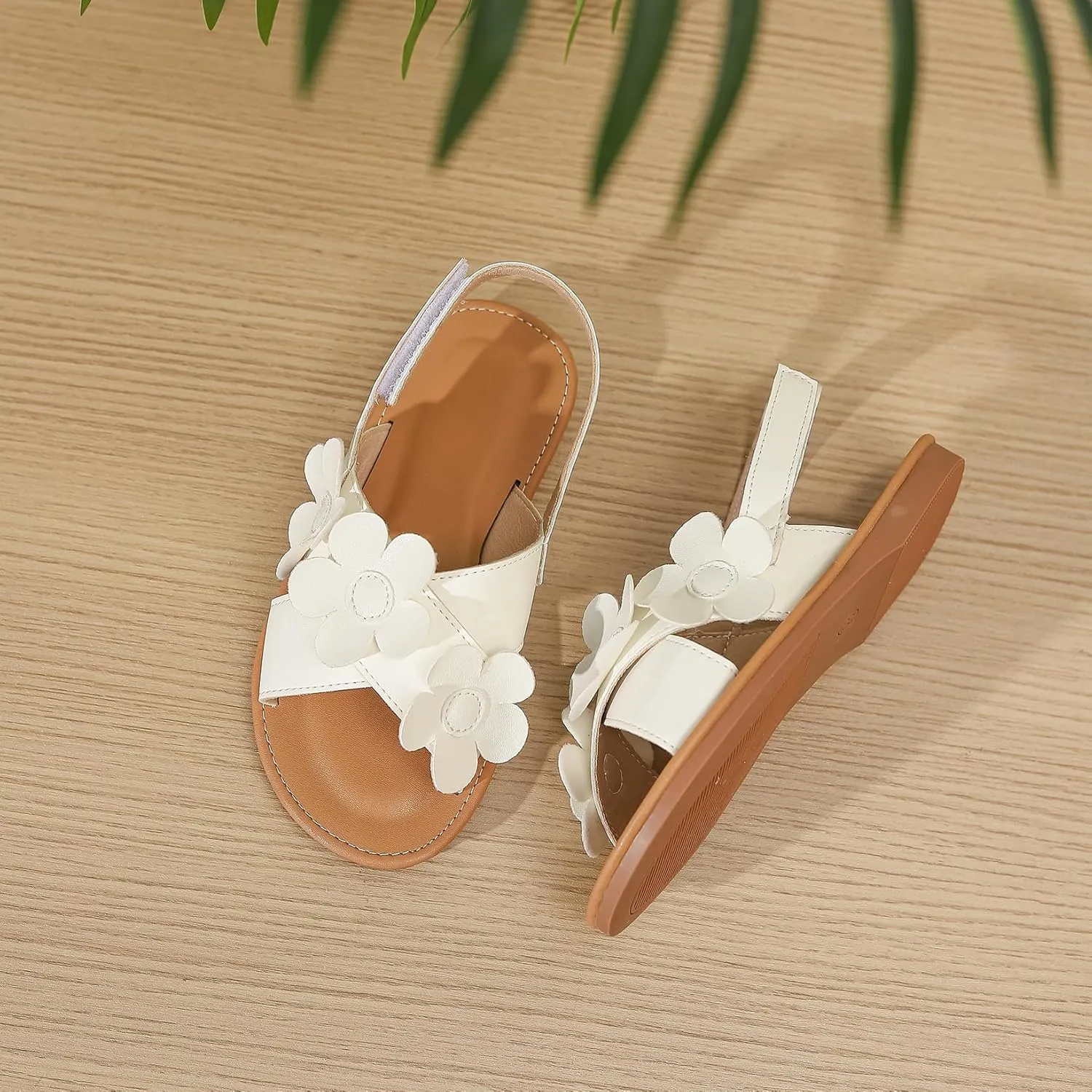 Toddler Girls Sandals Summer Flats Dress Shoes for Baby Little Kids Girl