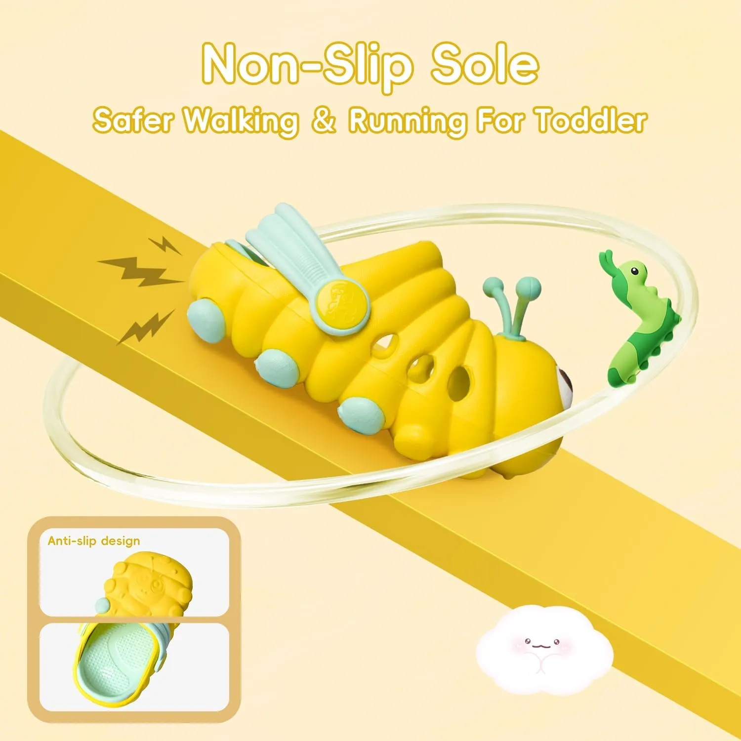Toddler Sandals Baby Boys Girls Slip On Walking Shoes Summer Breathable Quick-Dry Lightweight Barefoot Slippers Outdoor Indoor Non-Slip Sandals