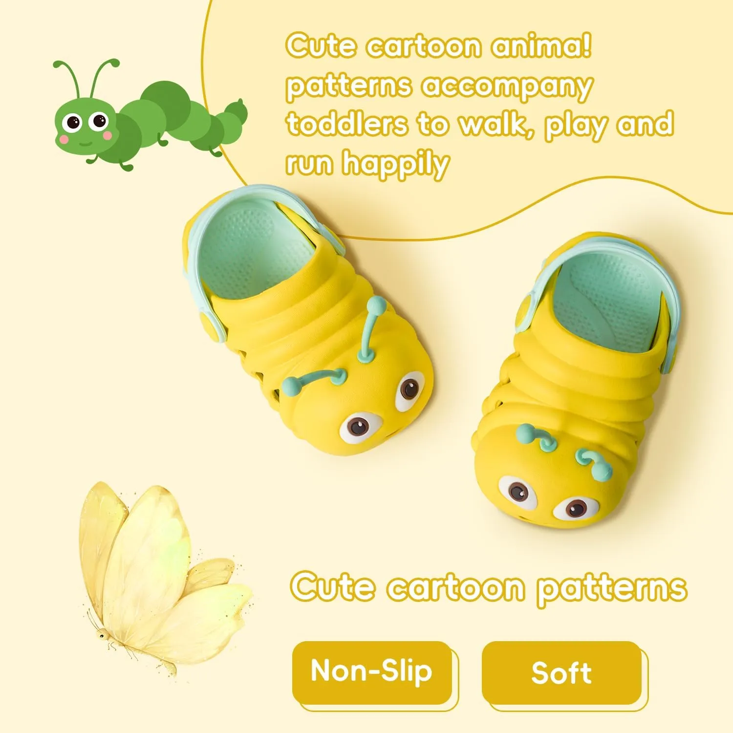 Toddler Sandals Baby Boys Girls Slip On Walking Shoes Summer Breathable Quick-Dry Lightweight Barefoot Slippers Outdoor Indoor Non-Slip Sandals