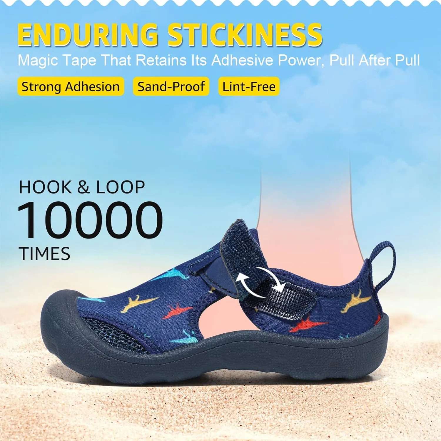 Toddler Water Shoes Quick-Dry Cute Beach Swim Pool Shoes