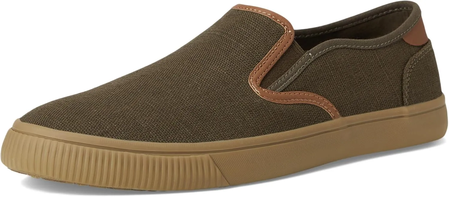 TOMS Mens Baja Slip On Sneakers Shoes Casual - Black