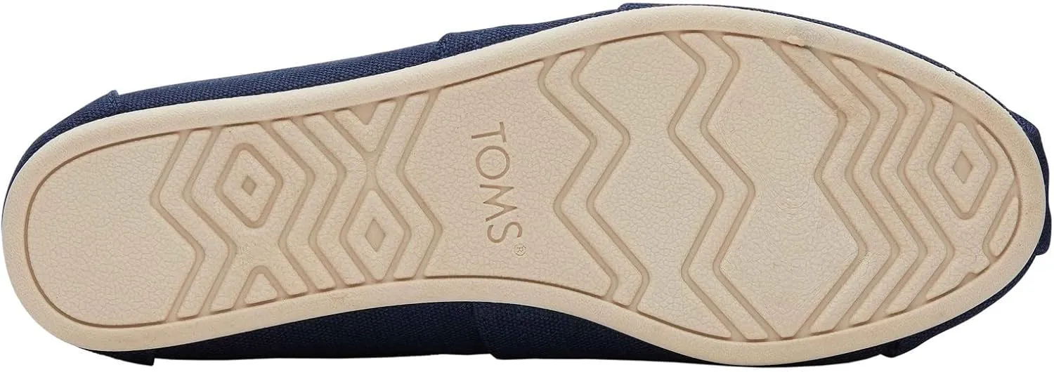 TOMS Womens Alpargata Graphic Slip On Flats Casual - Grey