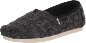TOMS Women's, Alpargata Slip-On Black Knit