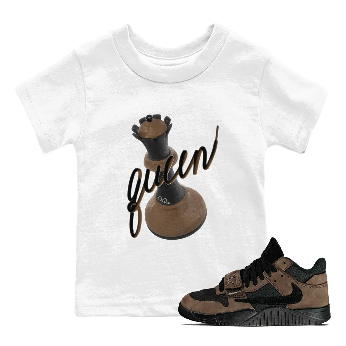 Travis - Scott Jordan Queen Satisfied customers SNRT Kids Dark Sneaker Tees Highly intuitive Jack Mocha 3D Jumpman