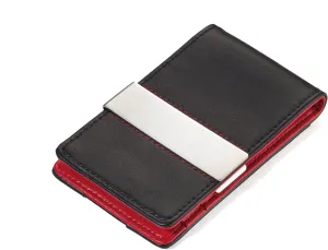 Troika Red and Black Flat Wallet with RIFD Protection (CCC1532LE)