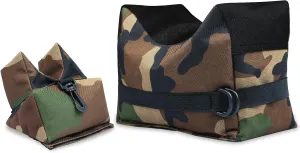 Twod 900D Oxford Outdoor Shooting Rest Bags Rest Front & Rear Support SandBag Stand Holders with 900 Denier Polyester Durable Construction and Water Resistance for Rifle Hunting- Unfilled