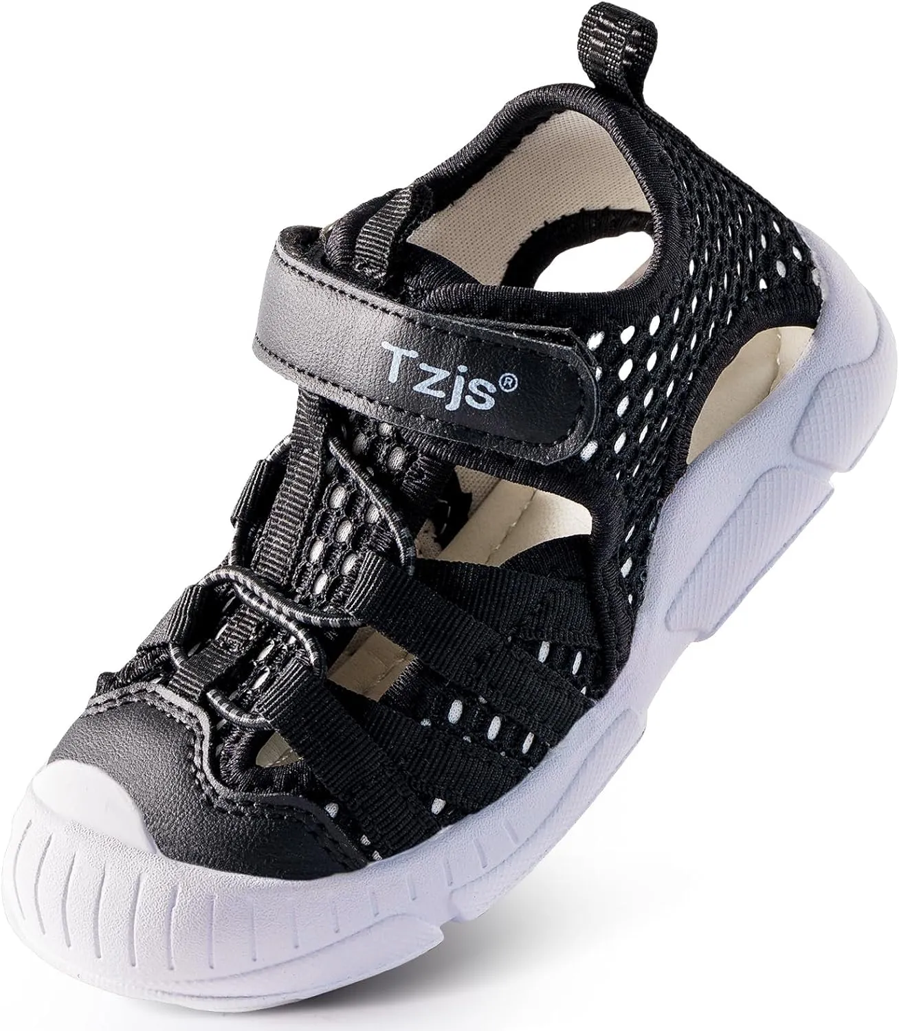 TZJS Boys Girls Water Shoes Kids Lightweight Beach Sport Sandals Breathable Quick Dry Swimming Sandals for Toddler