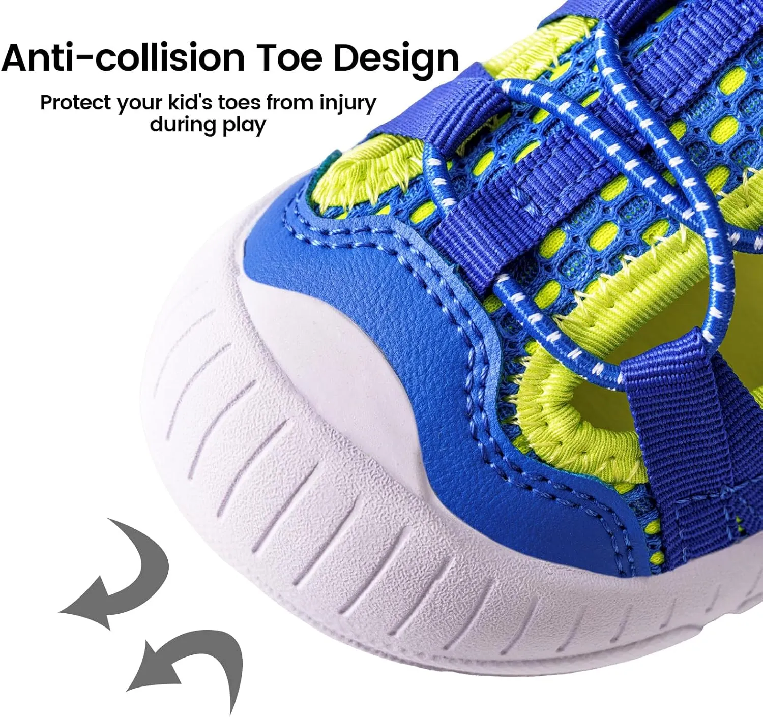TZJS Boys Girls Water Shoes Kids Lightweight Beach Sport Sandals Breathable Quick Dry Swimming Sandals for Toddler