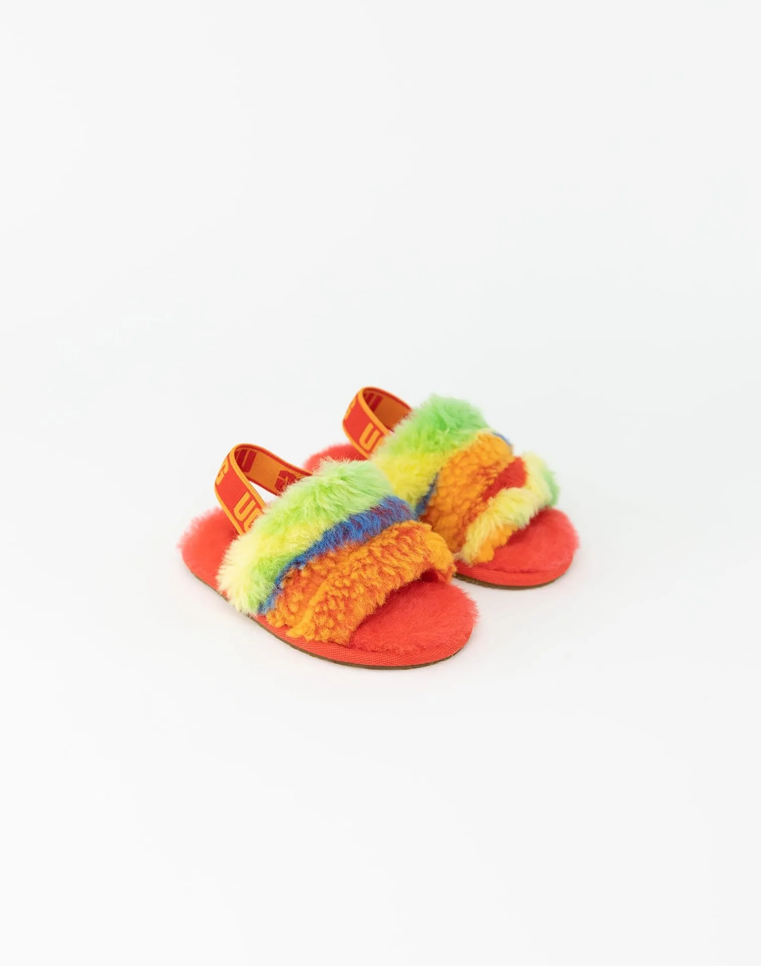 UGG Fluff Yeah Logo Slides Toddler