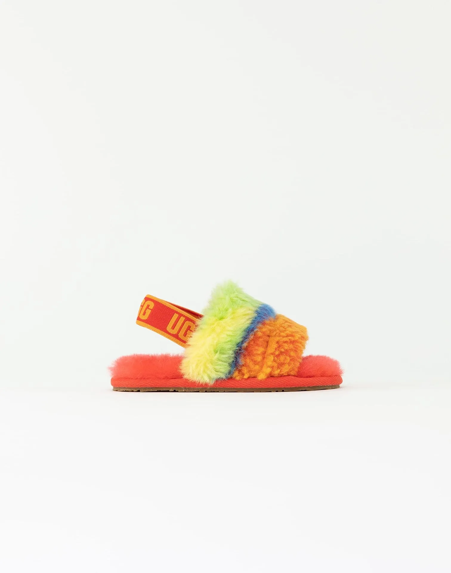 UGG Fluff Yeah Logo Slides Toddler