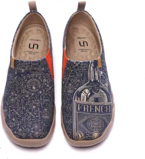 UIN Men's Art Design Travel Shoes Slip On Casual Loafers Stylish Lightweight Comfort Fashion Sneaker