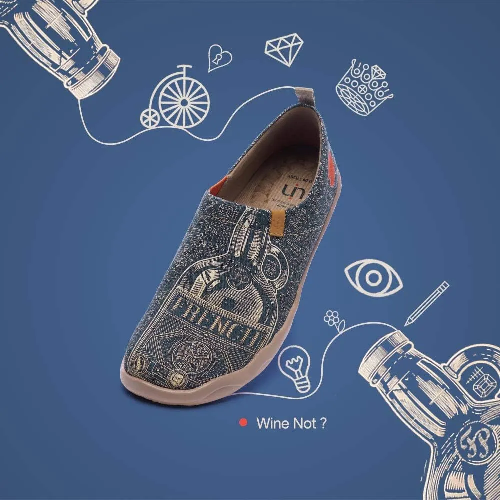 UIN Men's Art Design Travel Shoes Slip On Casual Loafers Stylish Lightweight Comfort Fashion Sneaker