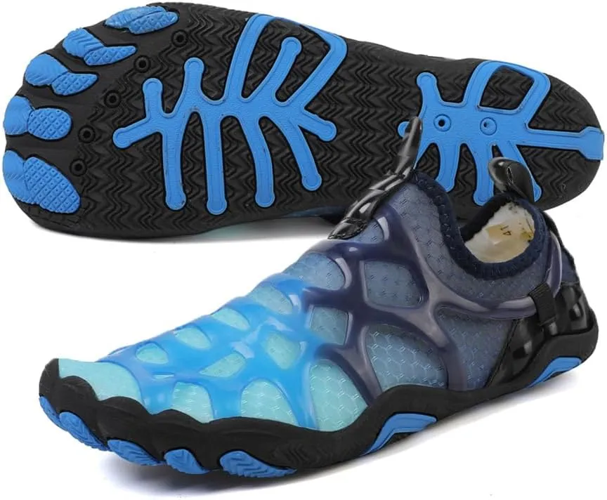 Unisex Quick-Dry Water Shoes for Beach: Breathable Aqua Socks Shoes for Surf - Outdoor Aqua Swim Shoes for Women Men
