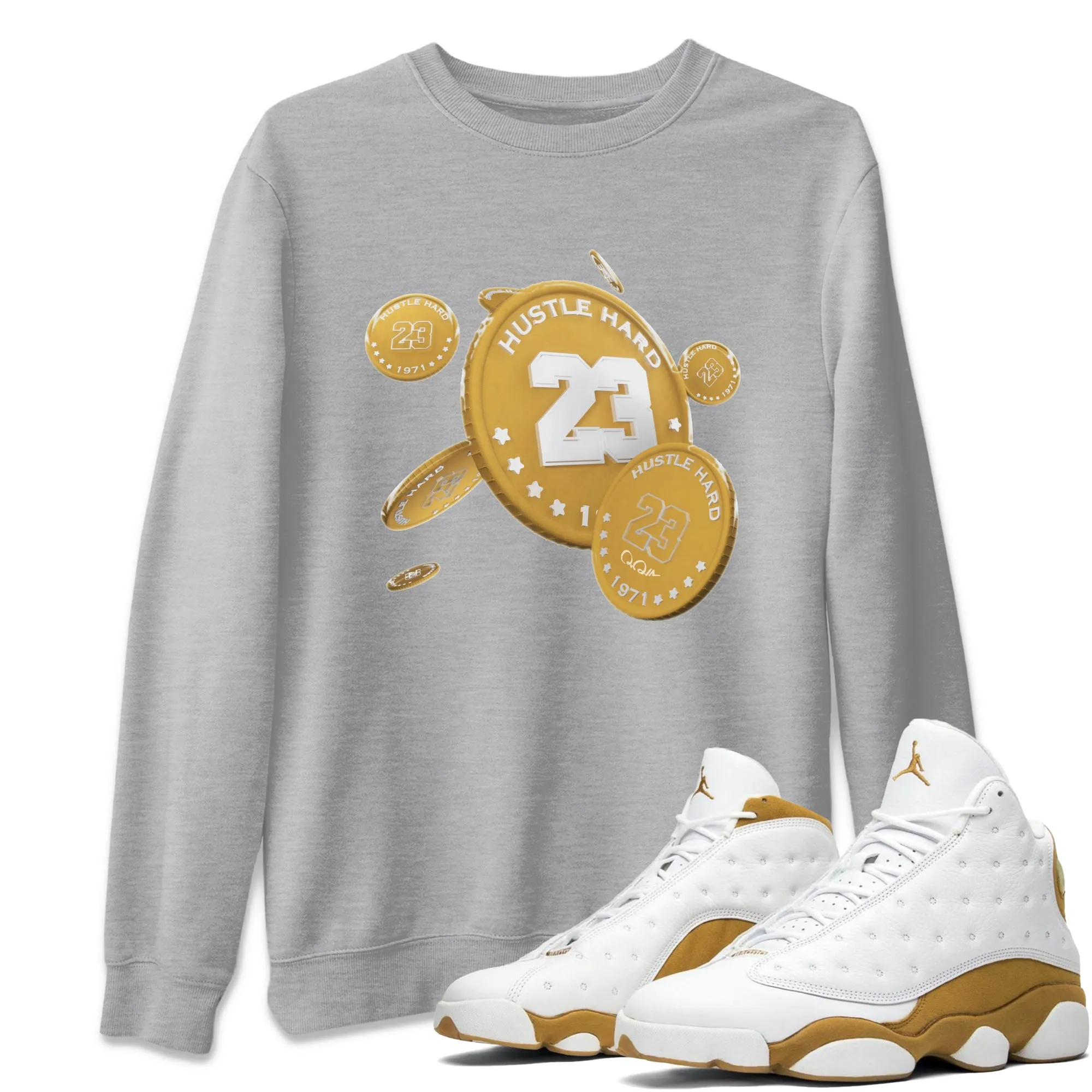 Unisex - Varied selection Air Jordan 13 Coin Drop Easy-to-use Wheat Tops