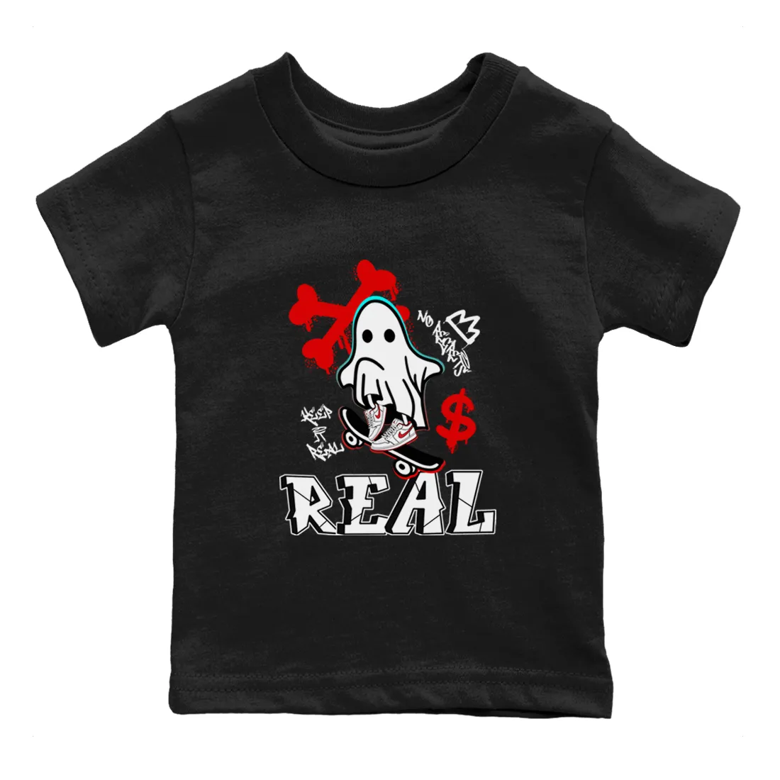University SNRT Reduced-rate - Skater Sneaker Jordan 1 Easy-to-install Ghost Kids Red Tee Air