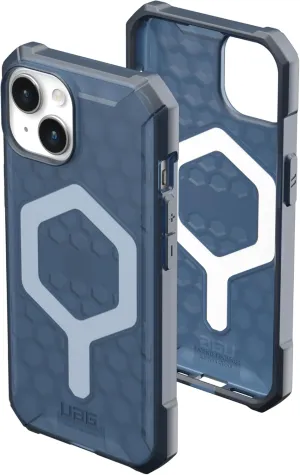 URBAN ARMOR GEAR UAG Designed for iPhone 15 Case 6.1" Essential Armor Cloud Blue, Built-in Magnet Compatible with MagSafe Charging Rugged Military Grade Dropproof Protective Cover