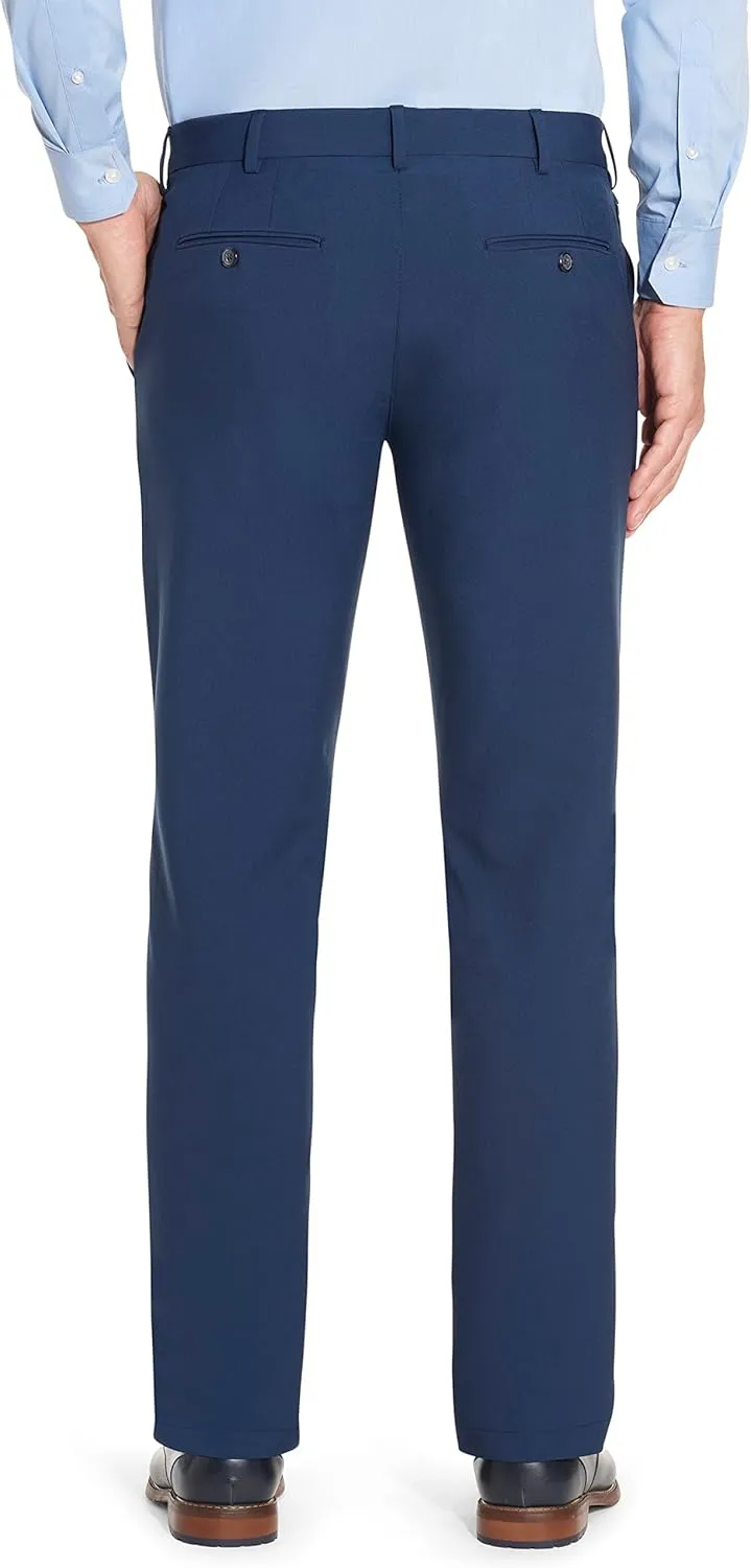 Van Heusen Men's Slim Fit Flex Flat Front Pant