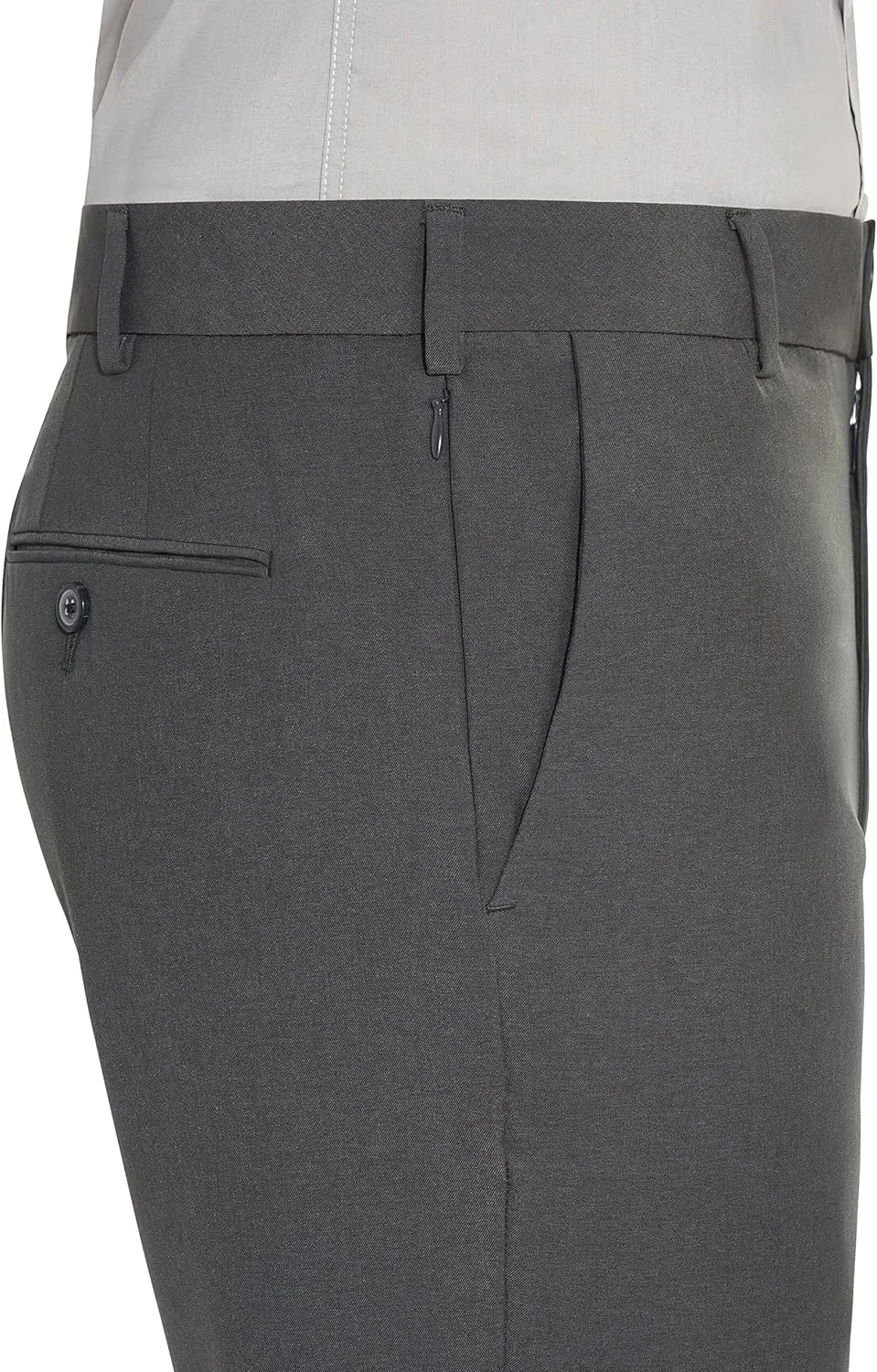 Van Heusen Men's Slim Fit Flex Flat Front Pant