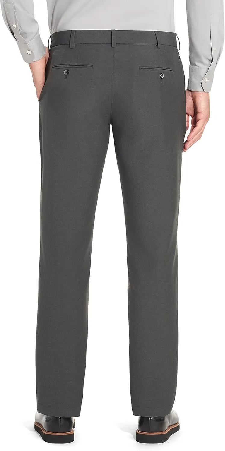 Van Heusen Men's Slim Fit Flex Flat Front Pant
