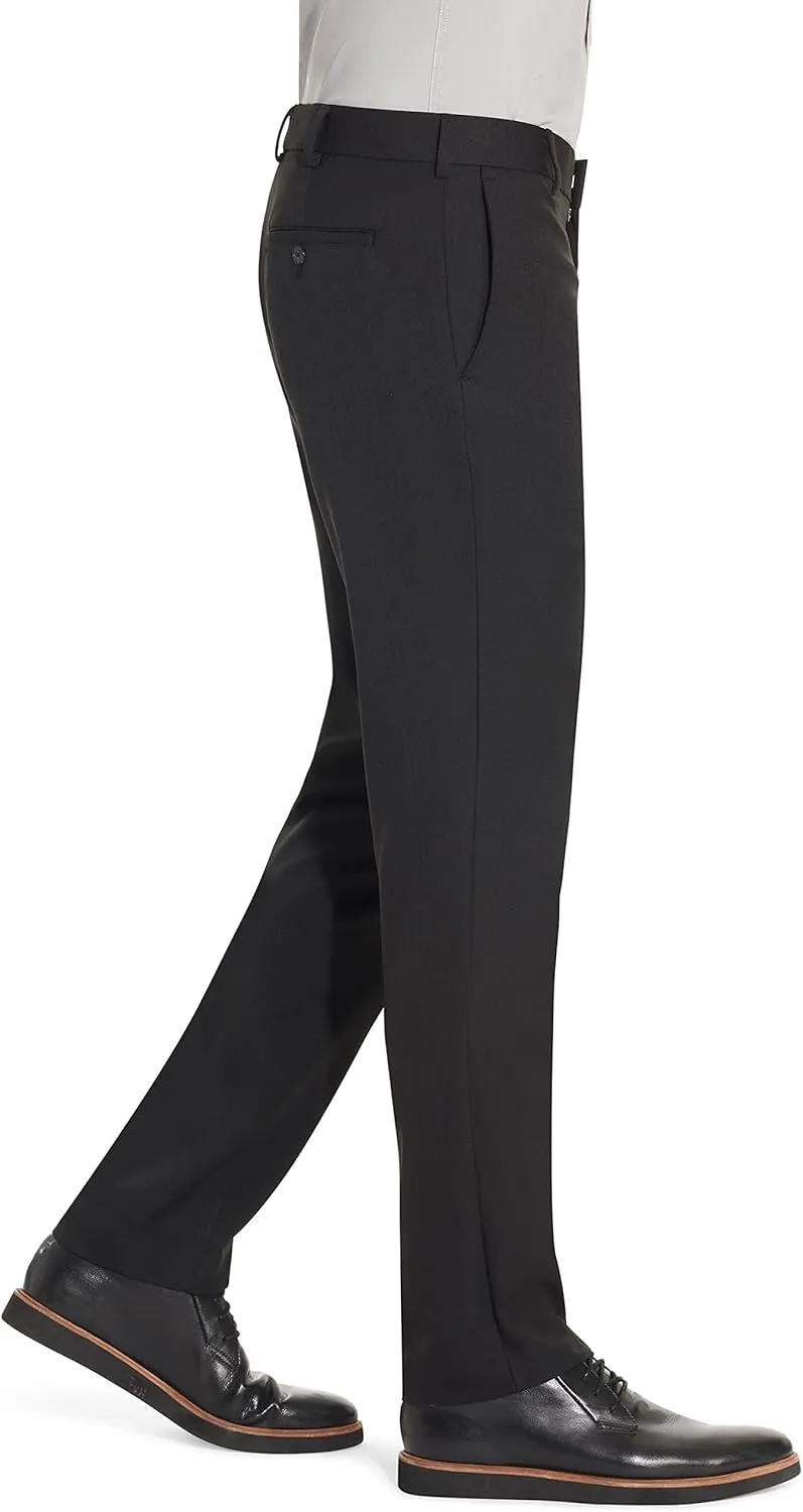 Van Heusen Men's Slim Fit Stretch Flat Front Traveler Pant