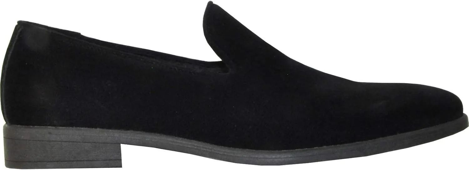 VANGELO Men Dress Shoe Vallo-3 King-5 Loafer Slip-on Formal Tuxedo Prom Wedding Ortholite Insole Medium and Wide Width