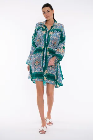 VEGA DRESS - AQUA GRECIA TILE