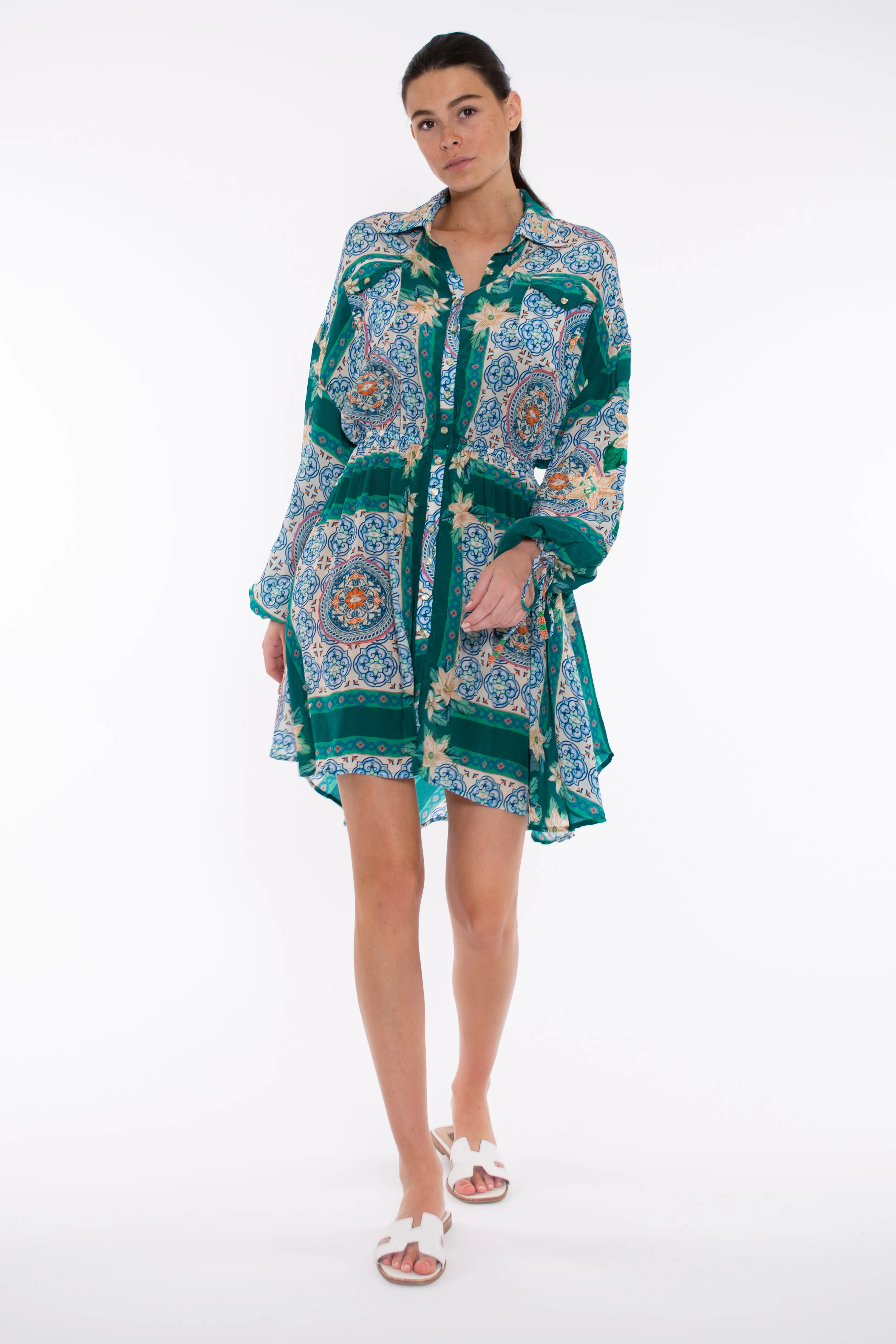 VEGA DRESS - AQUA GRECIA TILE