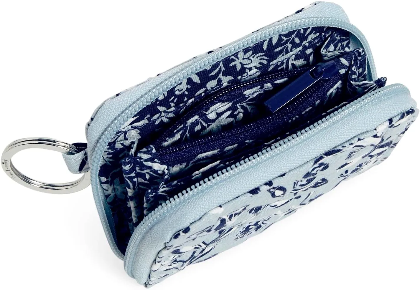 Vera Bradley Cotton Petite Zip-Around Wallet with RFID Protection