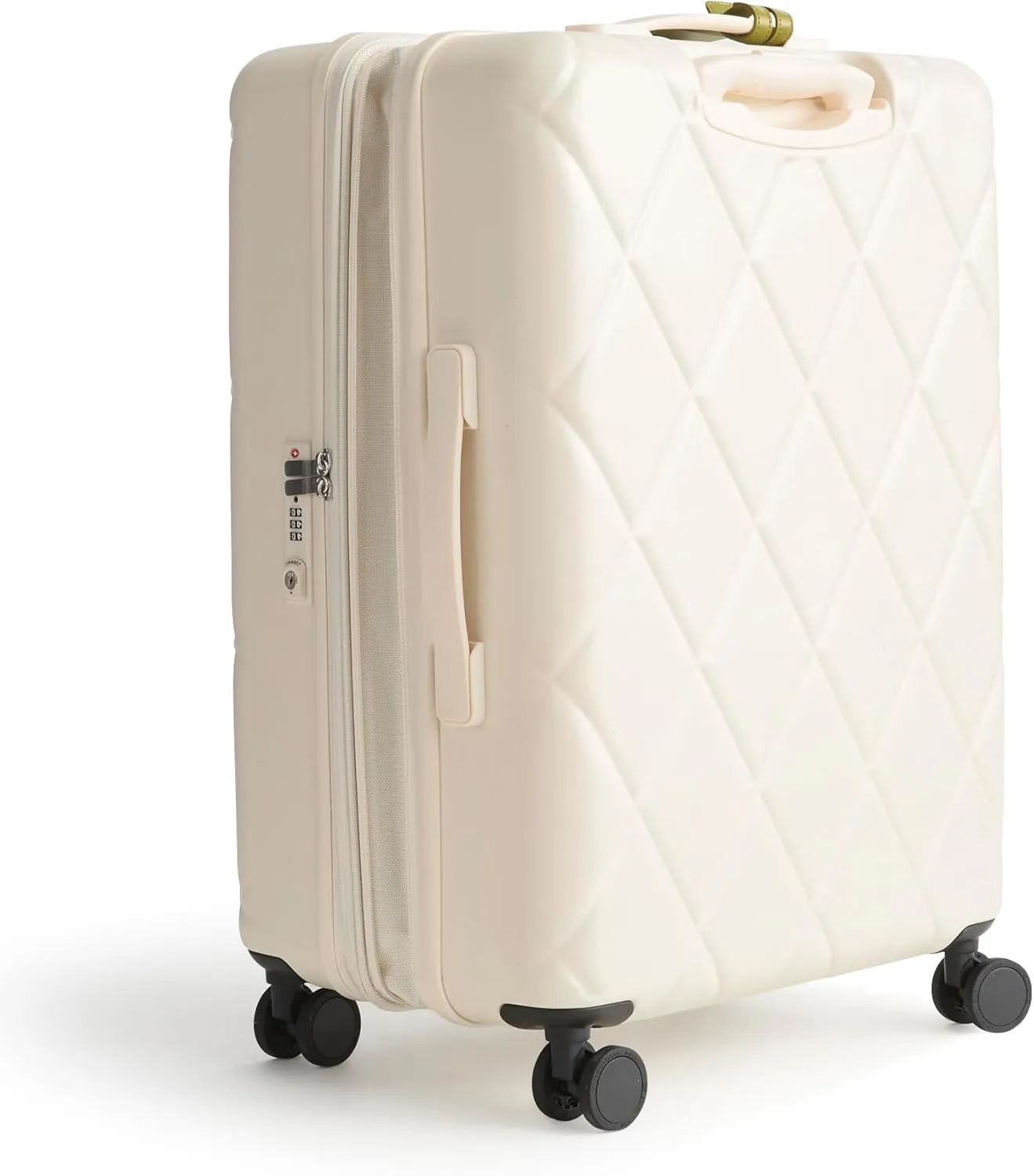Vera Bradley Hardside 26 Inch Adair Spinner, Cottage Cream