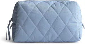 Vera Bradley Performance Twill Medium Cosmetic, Soft Chambray