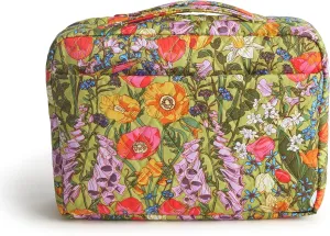Vera Bradley Premium Cotton Lay Flat Travel Organizer, Meadow Bouquet