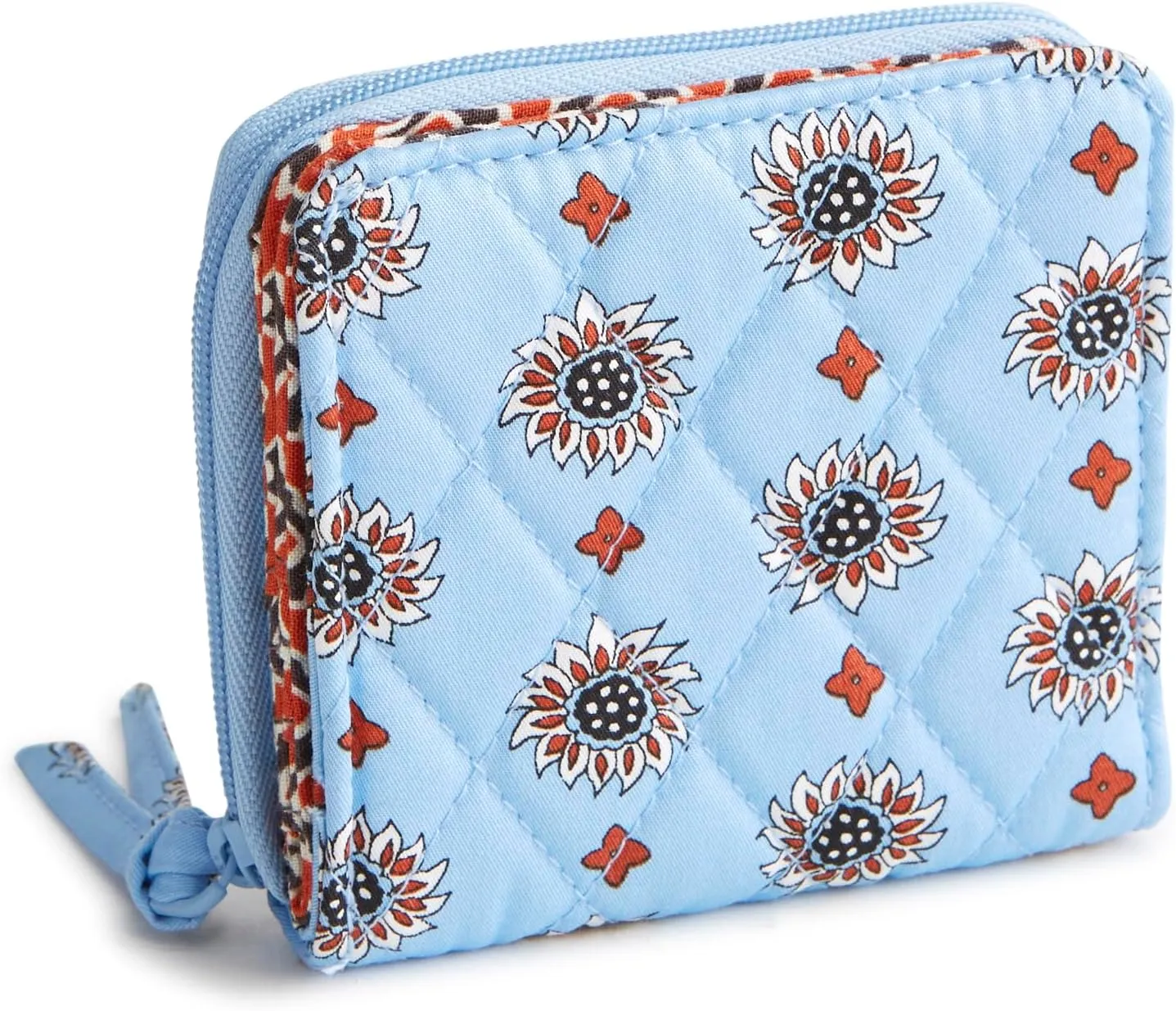Vera Bradley Premium Cotton Small Zip-Around Wallet