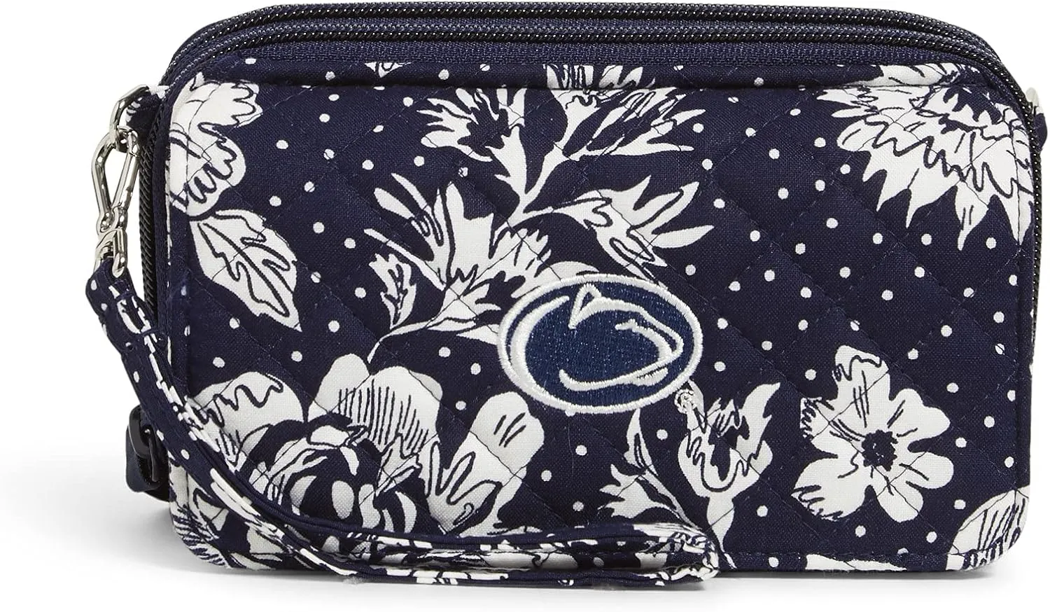Vera Bradley Women's Cotton Collegiate All in One Crossbody Purse with RFID Protection (Multiple Teams Available)