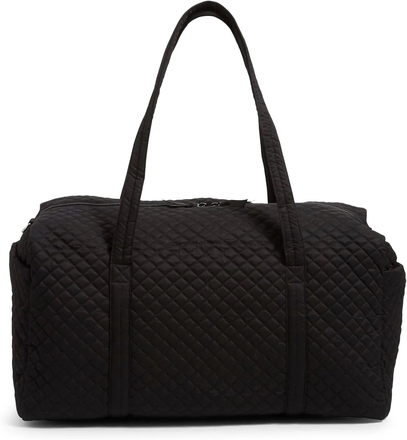 Vera Bradley Women's Cotton Large Travel Duffel Bag, True Black, One Size