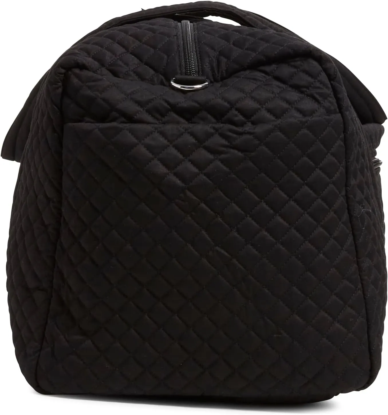 Vera Bradley Women's Cotton Large Travel Duffel Bag, True Black, One Size