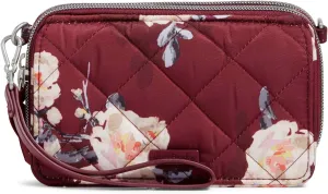 Vera Bradley Women's Performance Twill All in One Crossbody Purse with RFID Protection