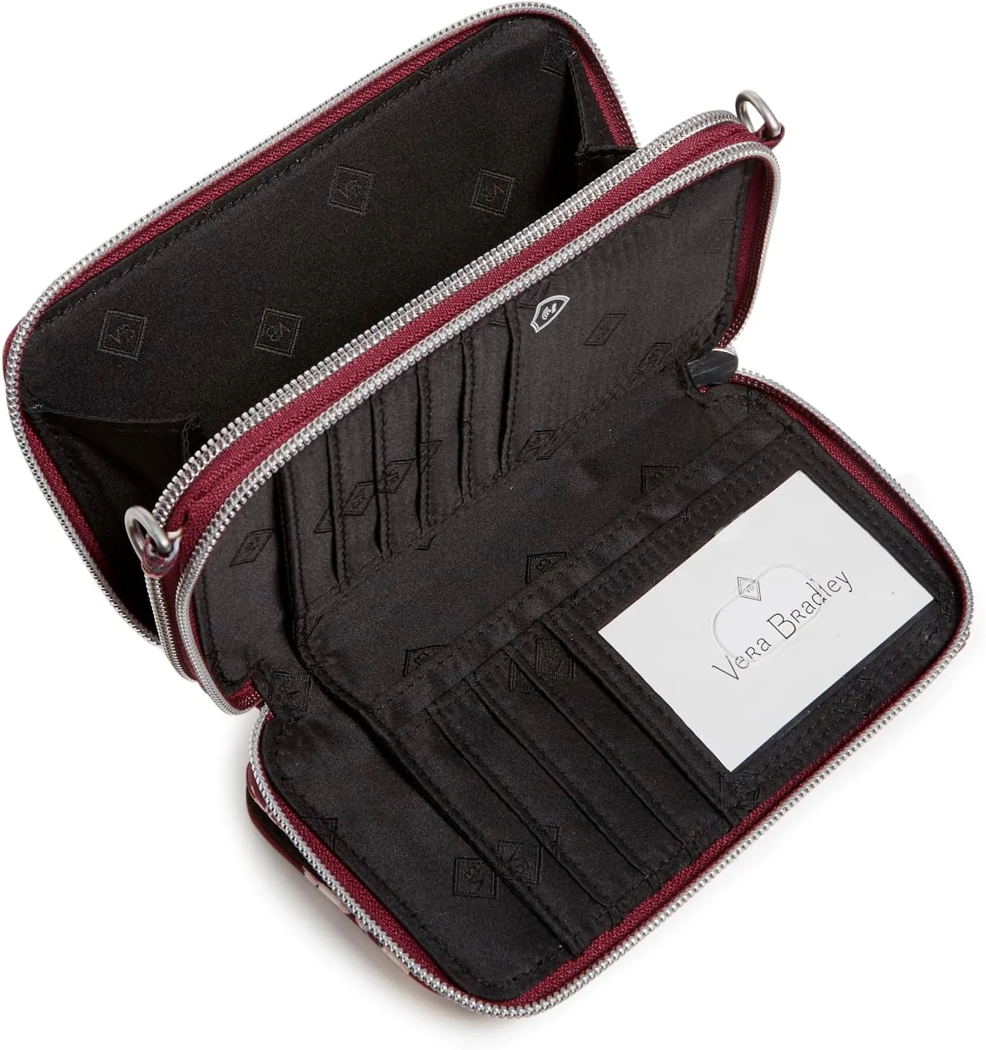 Vera Bradley Women's Performance Twill All in One Crossbody Purse with RFID Protection