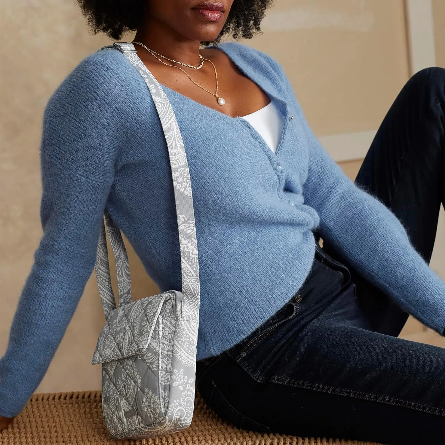 Vera Bradley Women's Performance Twill Small Crossbody Purse