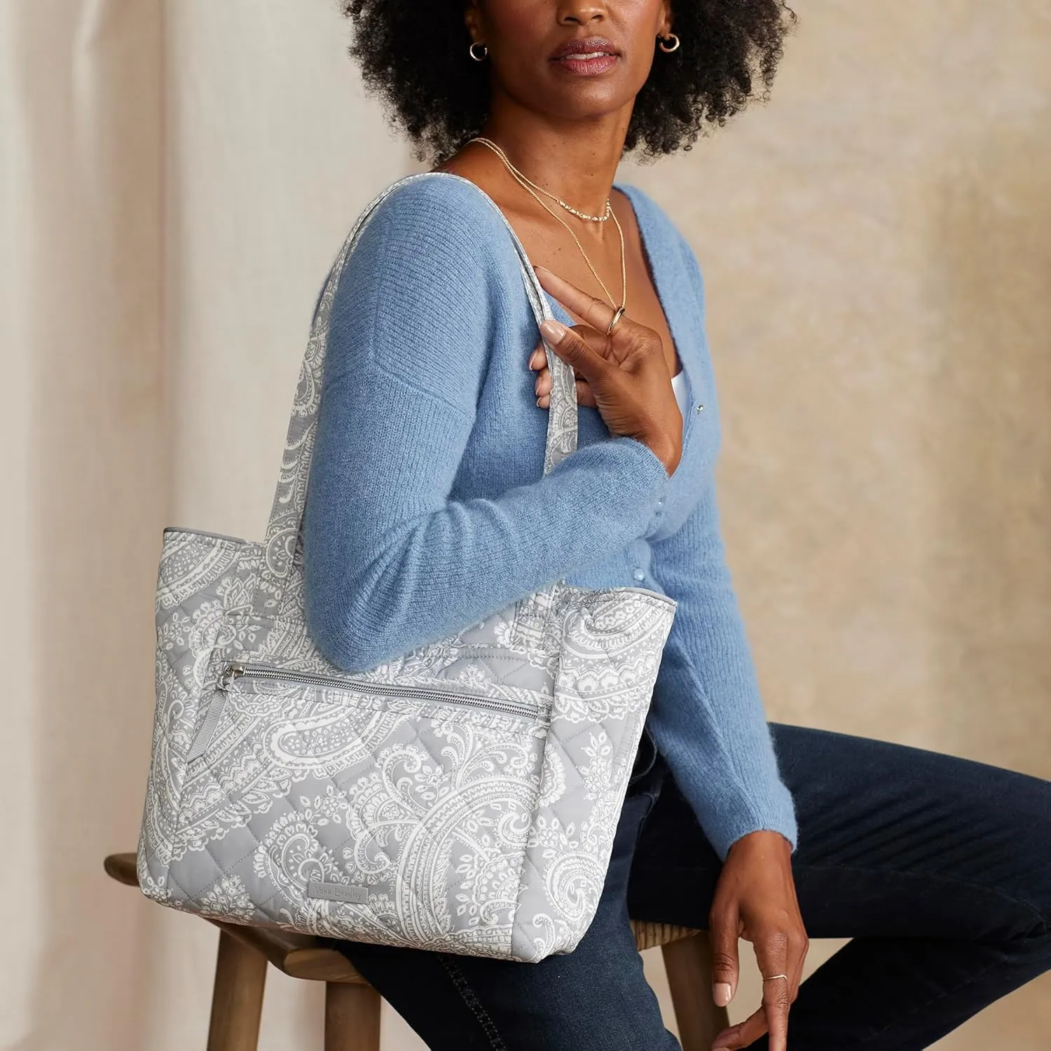 Vera Bradley Women's Performance Twill Small Vera Tote Bag