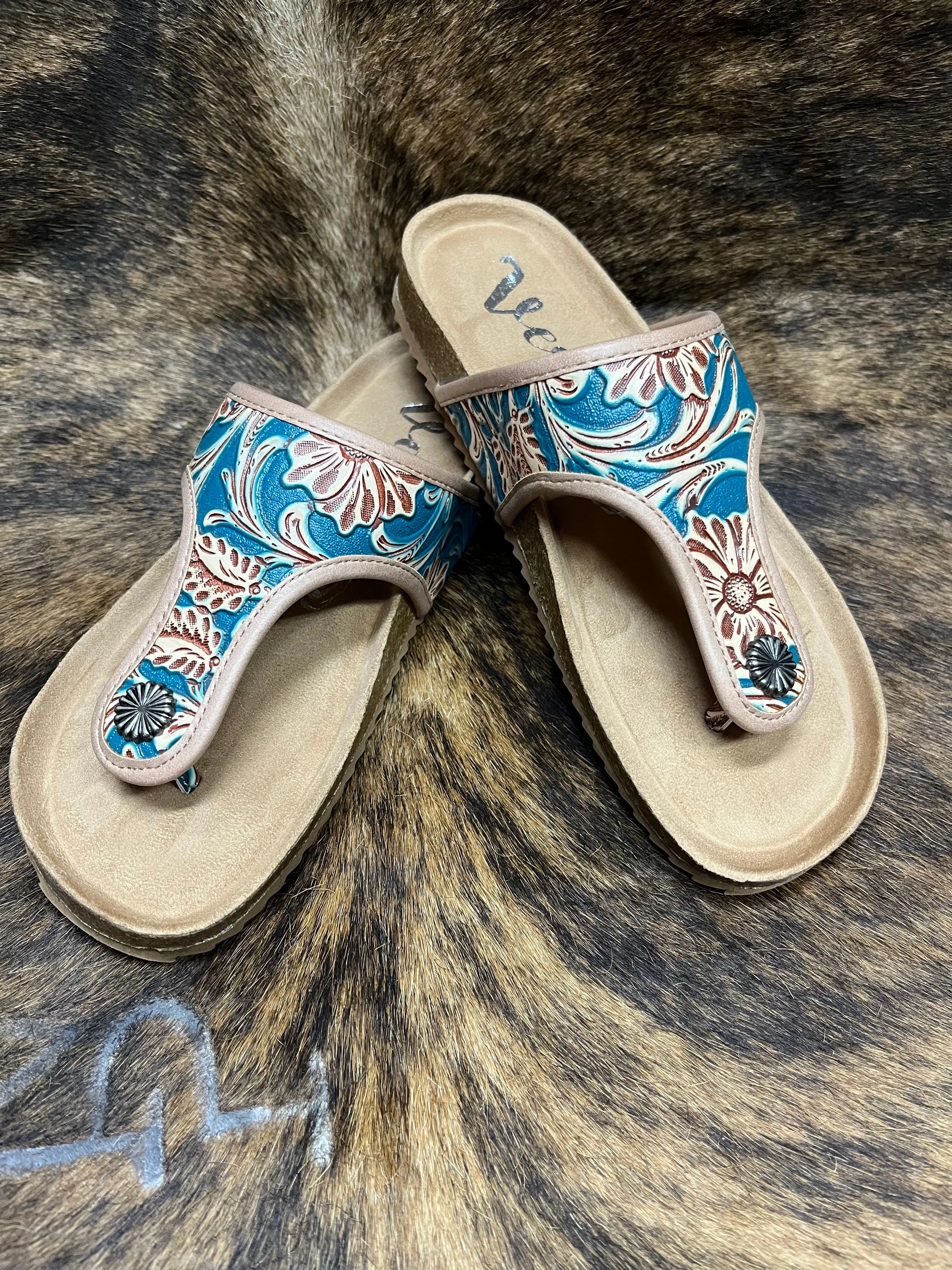 Very G Darla Turquoise Sandal