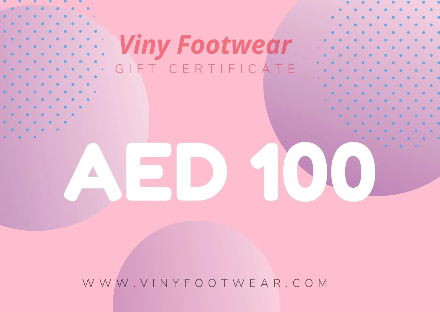 Viny Footwear Gift Card