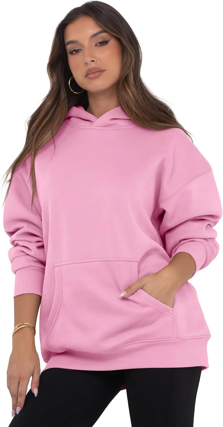 VIUTIL Womens Oversized Hoodies Fleece Loose Hooded Sweatshirt Fall Winter Outfits 2025 Trendy Clothes
