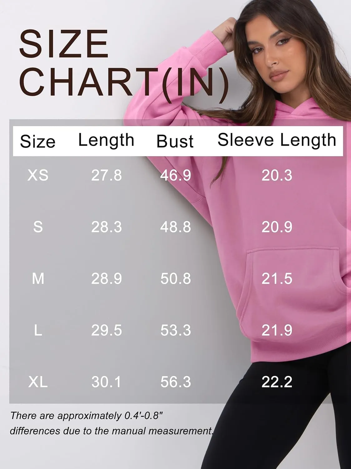 VIUTIL Womens Oversized Hoodies Fleece Loose Hooded Sweatshirt Fall Winter Outfits 2025 Trendy Clothes