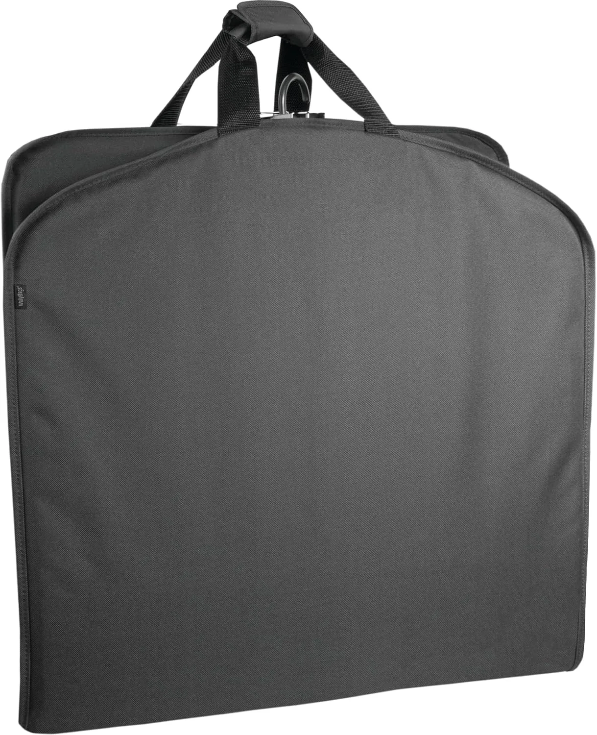WallyBags Deluxe Slim Travel Garment Bag with Accessory Pocket, Black, 45-Inch