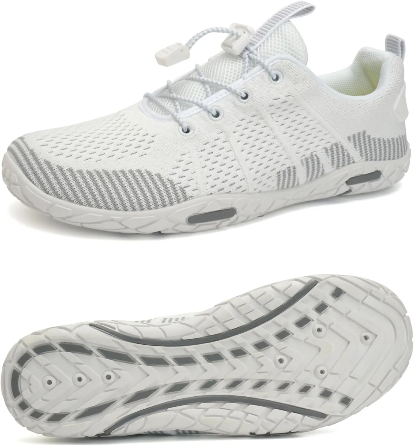 WateLves Barefoot Water Shoes Women Men Beach Swim Shoes Athletic Quick-Dry Aqua Socks Breathable Mesh Sneakers Walking Shoes