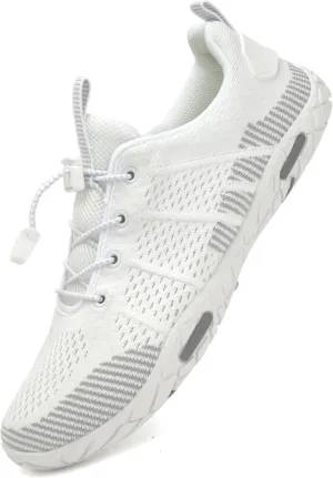WateLves Barefoot Water Shoes Women Men Beach Swim Shoes Athletic Quick-Dry Aqua Socks Breathable Mesh Sneakers Walking Shoes