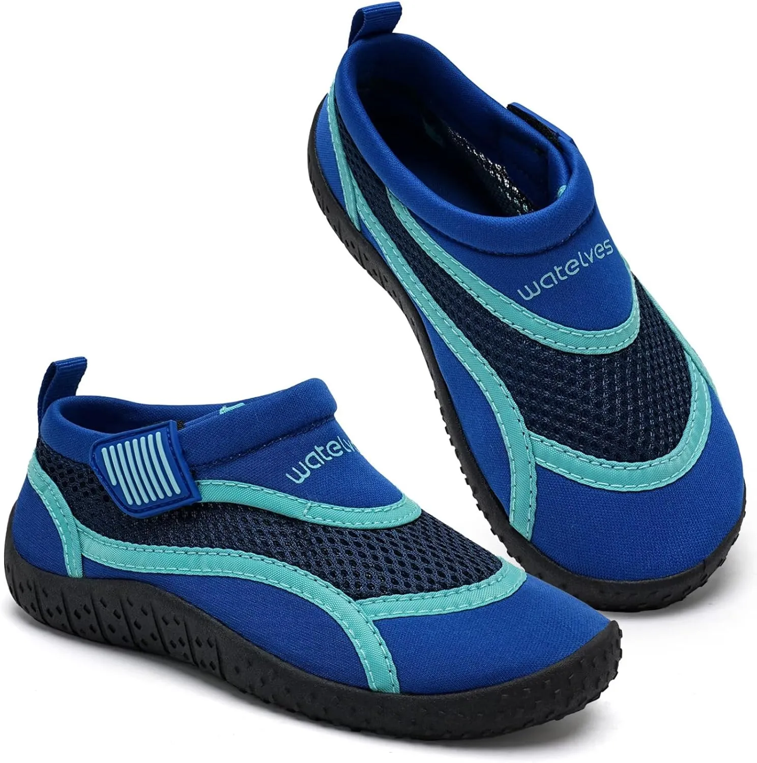 WateLves Kids Water Shoes Toddler Quick Dry Barefoot Shoes Girls Boys Aqua Athletic Sneakers for Beach Hiking Swim Kayak Sport Accessories, Camping Essentials