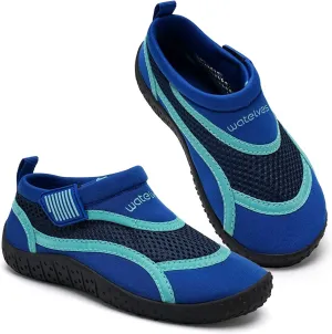 WateLves Kids Water Shoes Toddler Quick Dry Barefoot Shoes Girls Boys Aqua Athletic Sneakers for Beach Hiking Swim Kayak Sport Accessories, Camping Essentials